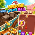 Merge Home Ball 2048